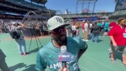 Randy Arozarena desde el Juego de las Estrellas Randy Arozarena desde el Juego de las Estrellas