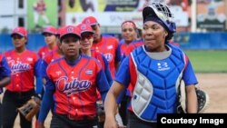 Equipo nacional de softbol Cuba en una imagen de archivo. Foto: Cubadebate