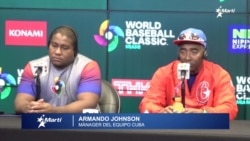 Declaraciones de Armando Johnson, mánager del equipo Cuba en el Clásico Mundial de Béisbol Declaraciones de Armando Johnson, mánager del equipo Cuba en el Clásico Mundial de Béisbol
