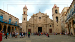 Berta Soler logra acudir a Misa de La Paz en la Catedral de La Habana Berta Soler logra acudir a Misa de La Paz en la Catedral de La Habana