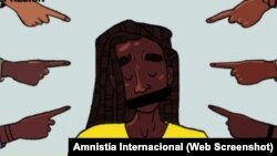 Captura de imagen de un audiovisual informativo sobre la represión en Cuba de Amnistía Internacional.