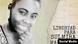 Sulmira Martínez, en una imagen tomada de la página de Facebook de Cubalex.