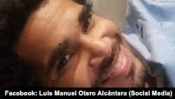 El preso político Luis Manuel Otero Alcántara.