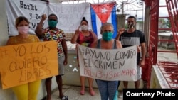 Ayuno por los presos políticos Tomado de Facebook