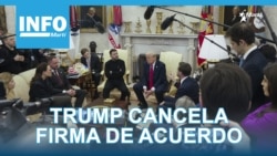 Info Martí | Presidente de EEUU cancela firma de acuerdo con Ucrania Info Martí | Presidente de EEUU cancela firma de acuerdo con Ucrania