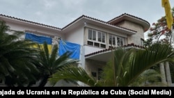 Embajada de Ucrania en La Habana.