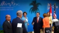 Congresistas demócratas y canciller cubano dialogan en La Habana Congresistas demócratas y canciller cubano dialogan en La Habana