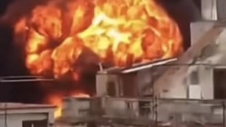 Explosión de gasolina provoca incendio en La Habana y deja dos heridos Explosión de gasolina provoca incendio en La Habana y deja dos heridos