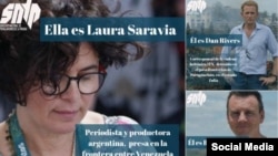 Periodistas detenidos en Venezuela.