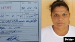 Multa a la Dama de Blanco Nieves Matamoros González.