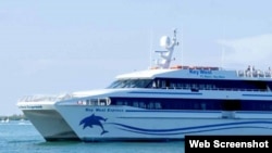 Key West Express, una de las compañías de ferries que espera la aprobación de La Habana.