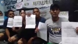 Migrantes cubanos protestan en Gran Caimán Migrantes cubanos protestan en Gran Caimán