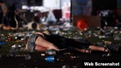 Dos jóvenes heridas en la masacre.