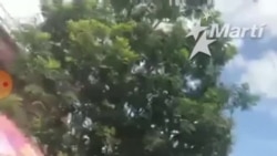 Imágenes de una de las directas hechas en Palma Soriano el 11 de julio Imágenes de una de las directas hechas en Palma Soriano el 11 de julio