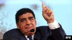 El exfutbolista argentino Diego Armando Maradona.