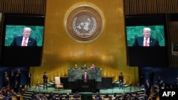 Estados Unidos es un país más fuerte, seguro y rico de lo que era, dijo el Presidente Donald Trump ante la Asamblea General.