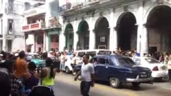Violencia policial contra activistas que protestaron en La Habana Violencia policial contra activistas que protestaron en La Habana