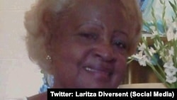 La periodista independiente cubana Miriam Herrera