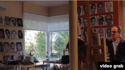 Juan Abreu pinta la serie "1959".