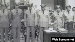 Foto Archivo. Oficiales del Ejército Constitucional Cubano.
