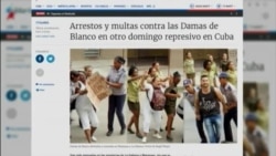 Arrestos y multas contra las Damas de Blanco en otra jornada represiva en Cuba Arrestos y multas contra las Damas de Blanco en otra jornada represiva en Cuba