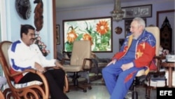 Fidel Castro y Nicolás Maduro se reúnen en la Habana.