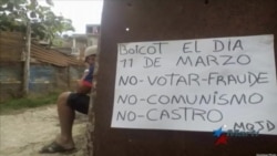 Oposición cubana llama al pueblo a no votar en venideras elecciones castristas Oposición cubana llama al pueblo a no votar en venideras elecciones castristas