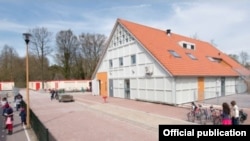 Vista del Centro para refugiados Luttelgeest en Holanda.