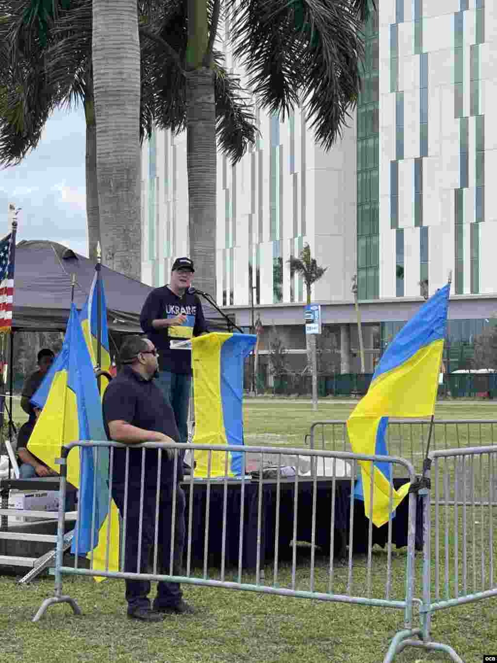 Dr. Orlando Gutiérrez, orador principal del acto "Estamos con Ucrania".