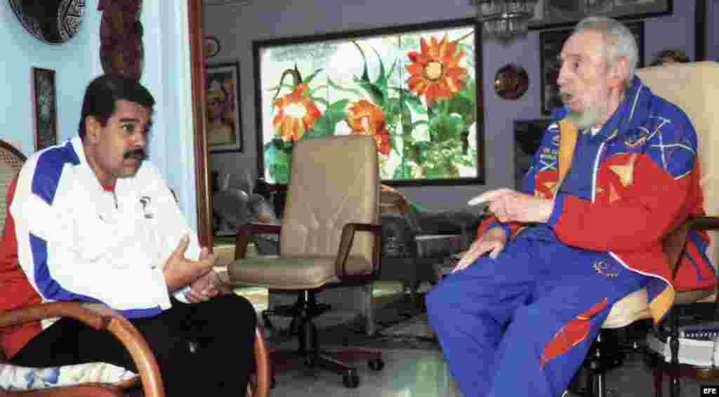 Según declara Castro en Cubadebate, la visita se debe a que Maduro aprovechó "para hacer un contacto conmigo" y saludarme personalmente como había prometido el 13 de agosto.