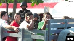 Imagen de archivo de migrantes cubanos en el estado mexicano de Quintana Roo.