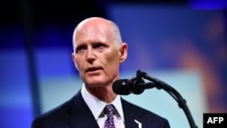 El senador republicano por Florida Rick Scott en una imagen de archivo.