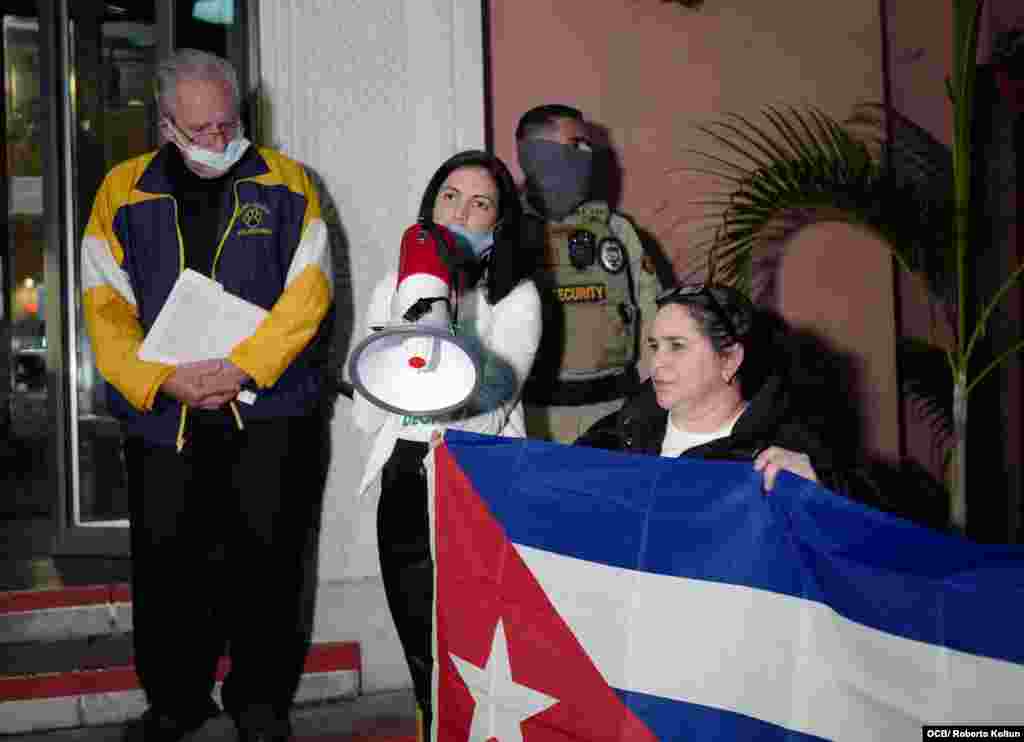 Rosa María Payá en la Iglesia del GESU el 10 de diciembre del 2020