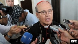 El cardenal Jaime Ortega.