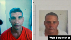Los migrantes cubanos que se dieron a la fuga, Roger Noriega Pantoja y Amaury Peña Alfonso.